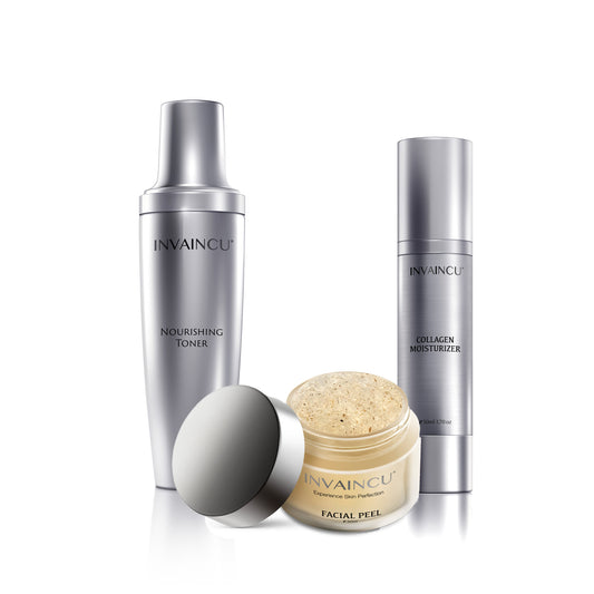 The perfect skin bundel- Collagen Moisturizer, Facial Peel, Purifying Toner
